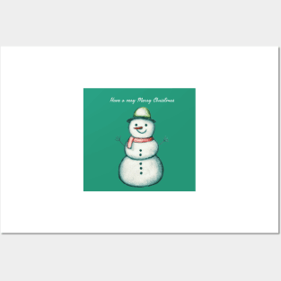 Snowman Posters and Art